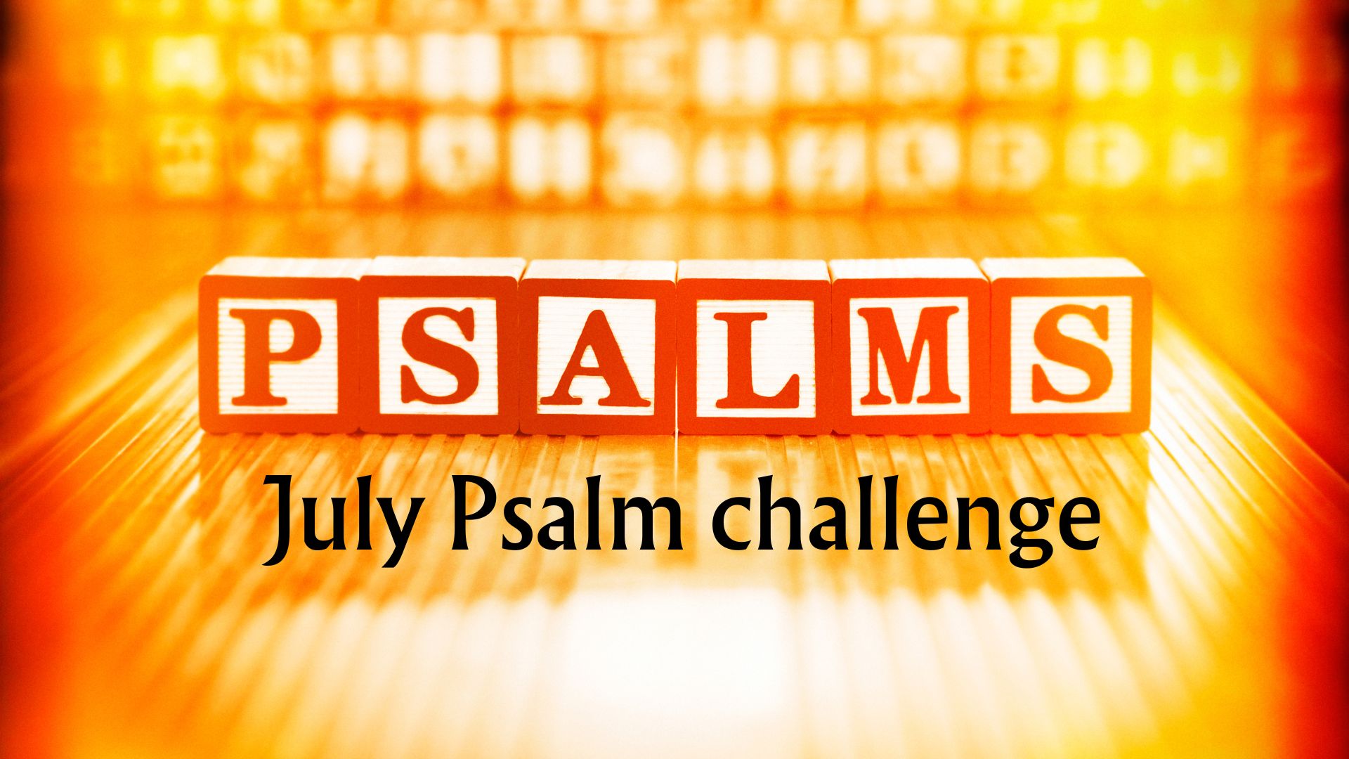 Psalm Challenge 2024