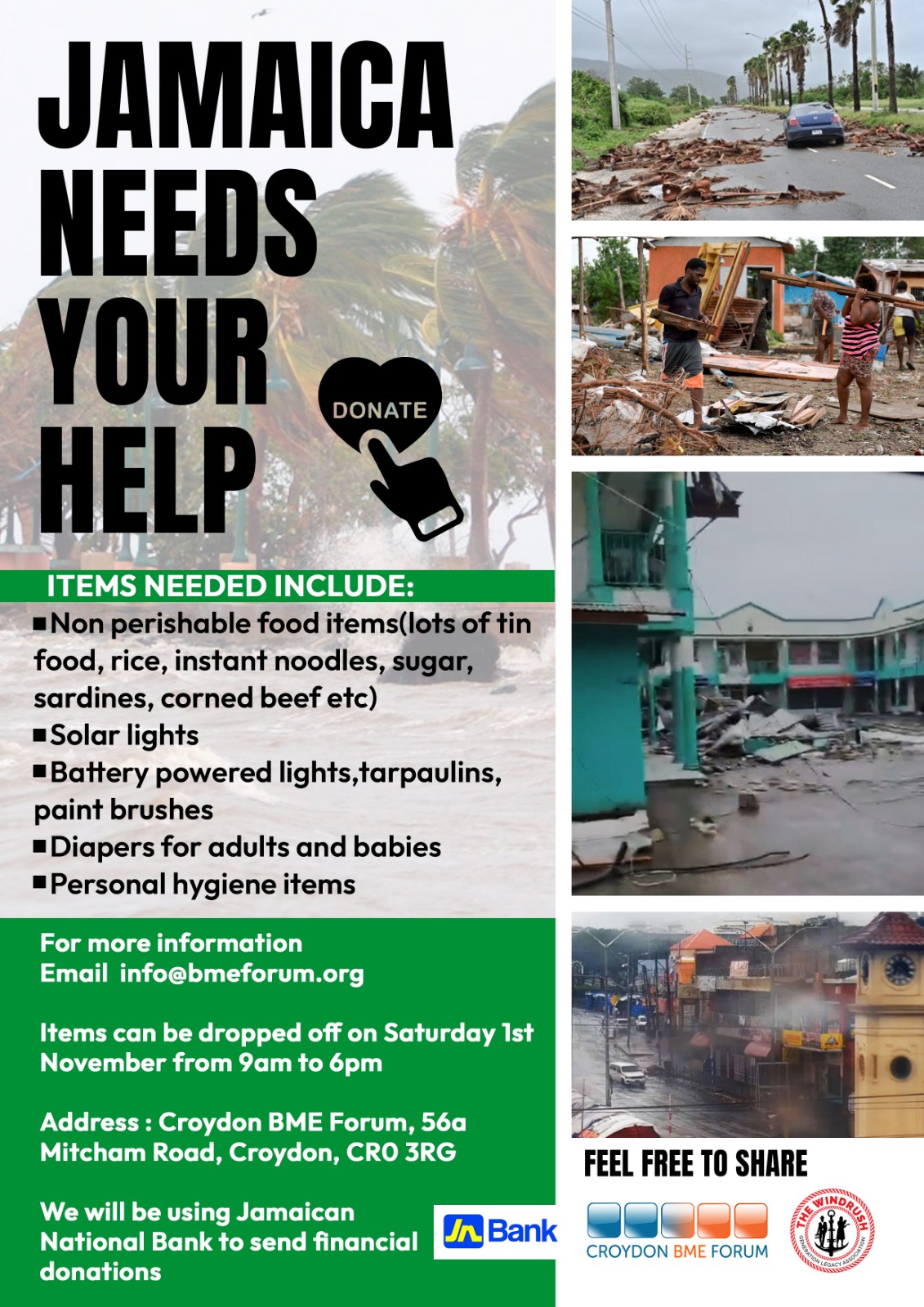 Hurricane response Melissa